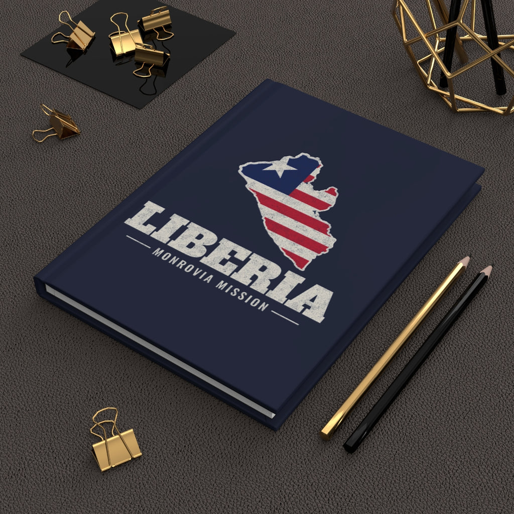 Liberia Monrovia Mission flag map journal by Weak Things view 2
