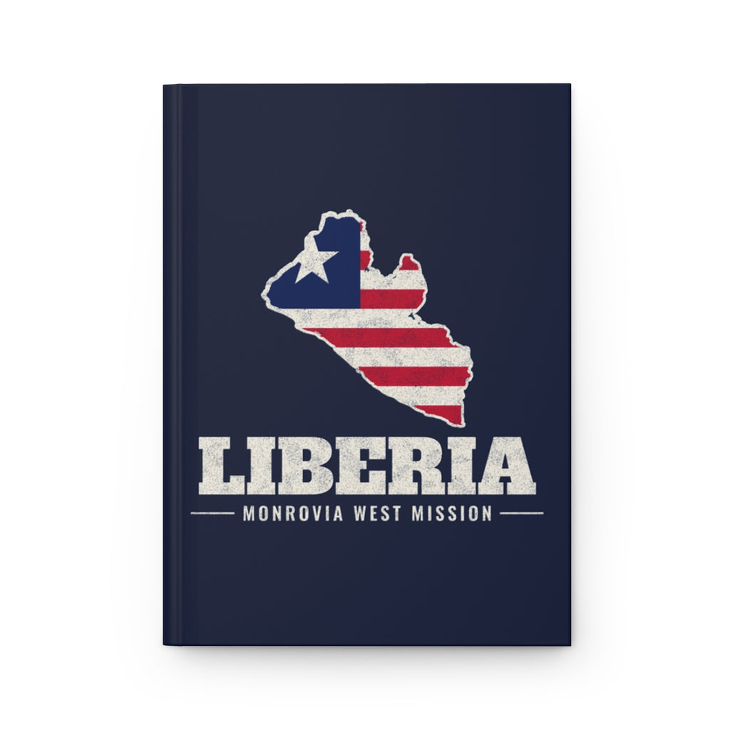 Liberia Monrovia West Mission flag map journal by Weak Things