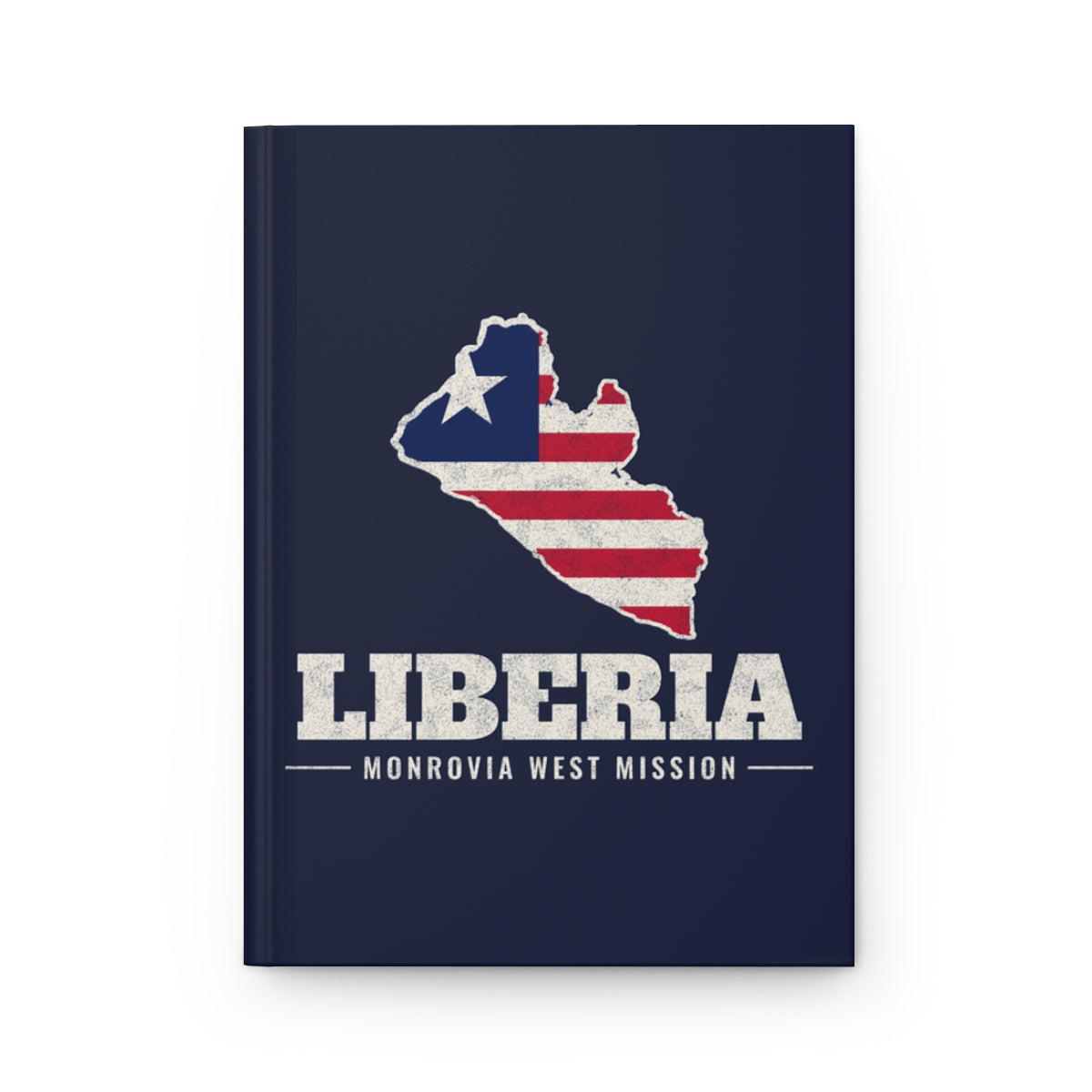 Liberia Monrovia West Mission flag map journal by Weak Things