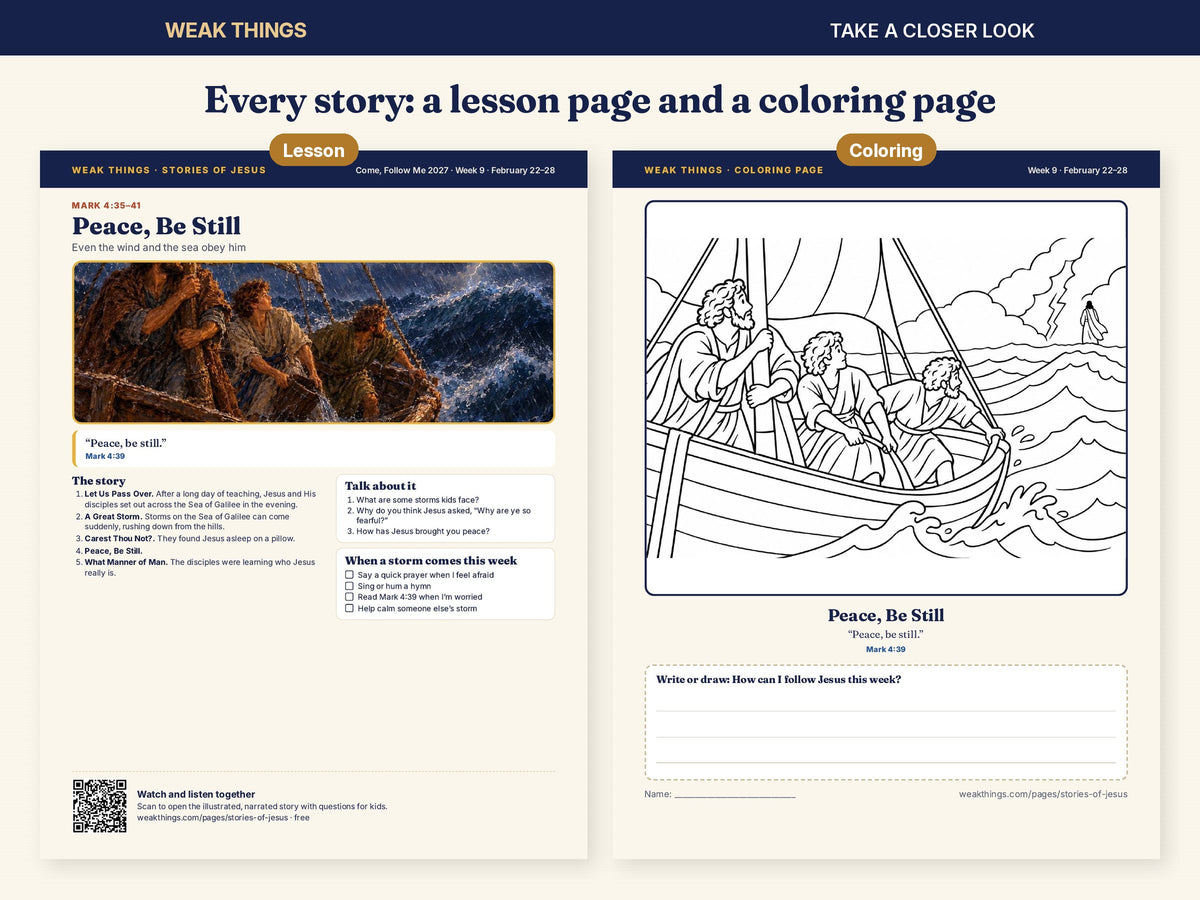 Life of Jesus Christ Lesson & Coloring Sheets printable, image 3