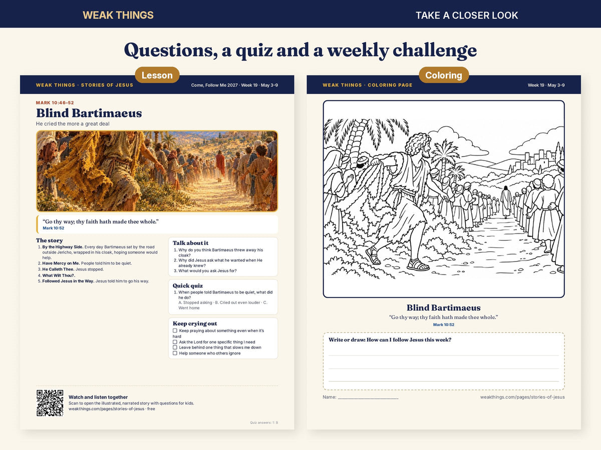 Life of Jesus Christ Lesson & Coloring Sheets printable, image 4
