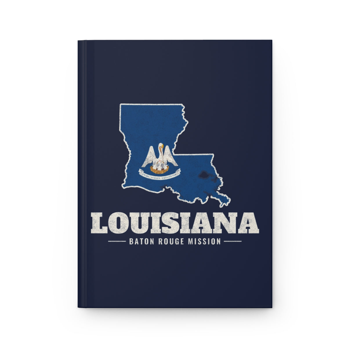 Louisiana Baton Rouge Mission flag map journal by Weak Things