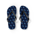 Louisiana Mission flag map flip flops by Weak Things view 2