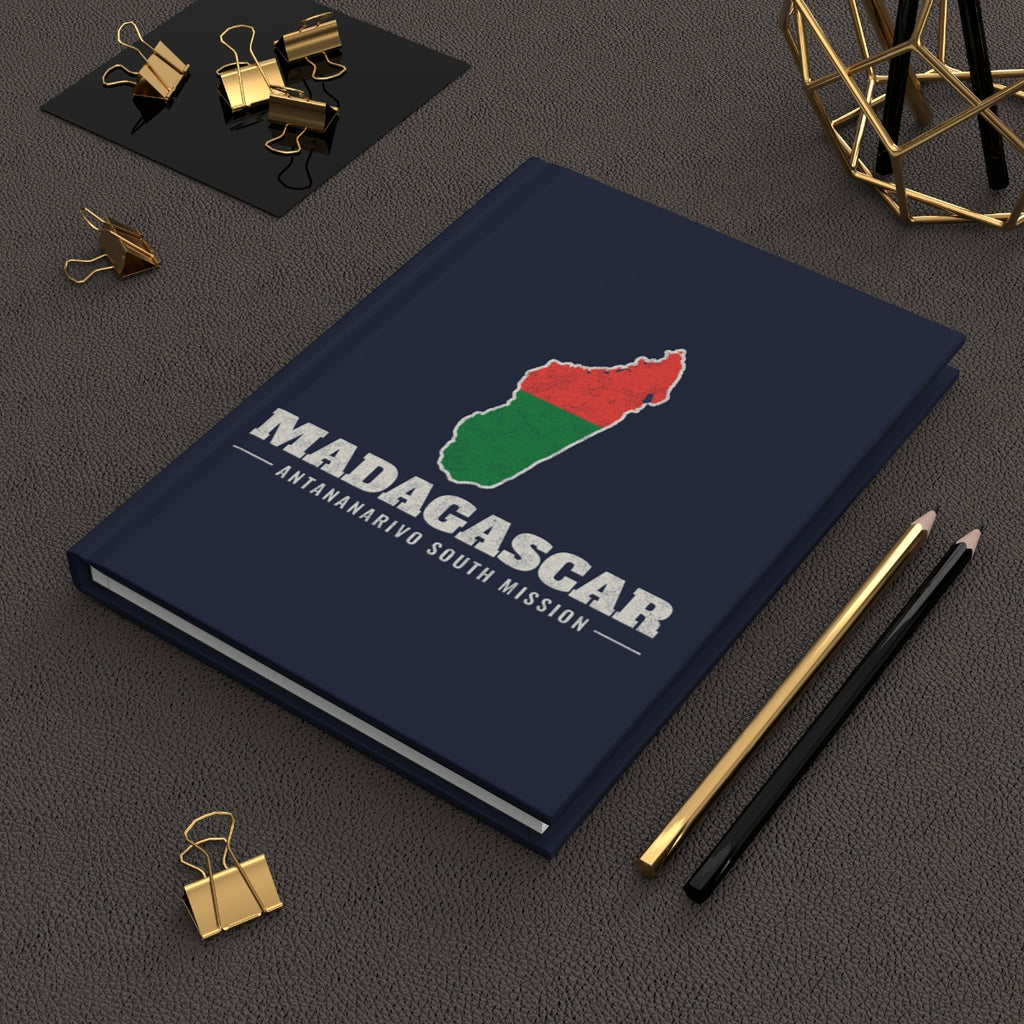 Madagascar Antananarivo South Mission flag map journal by Weak Things view 2