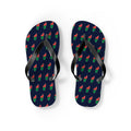 Madagascar Mission flag map flip flops by Weak Things view 2