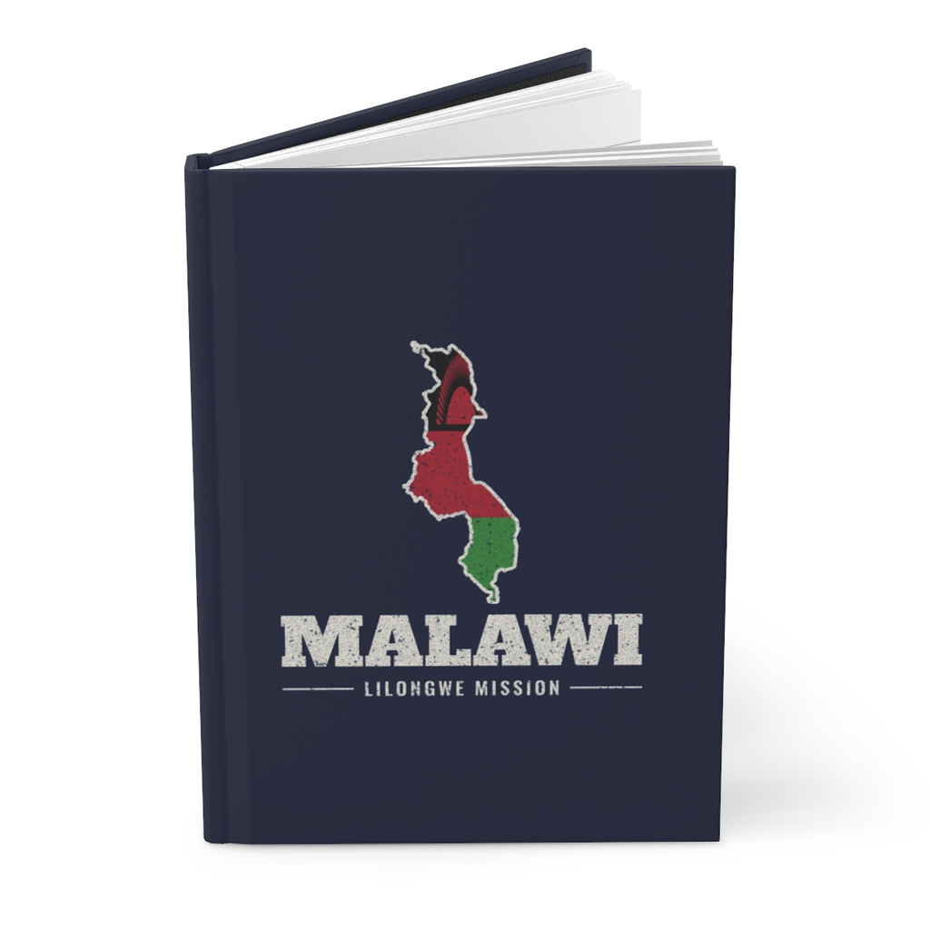 Malawi Lilongwe Mission flag map journal by Weak Things view 3