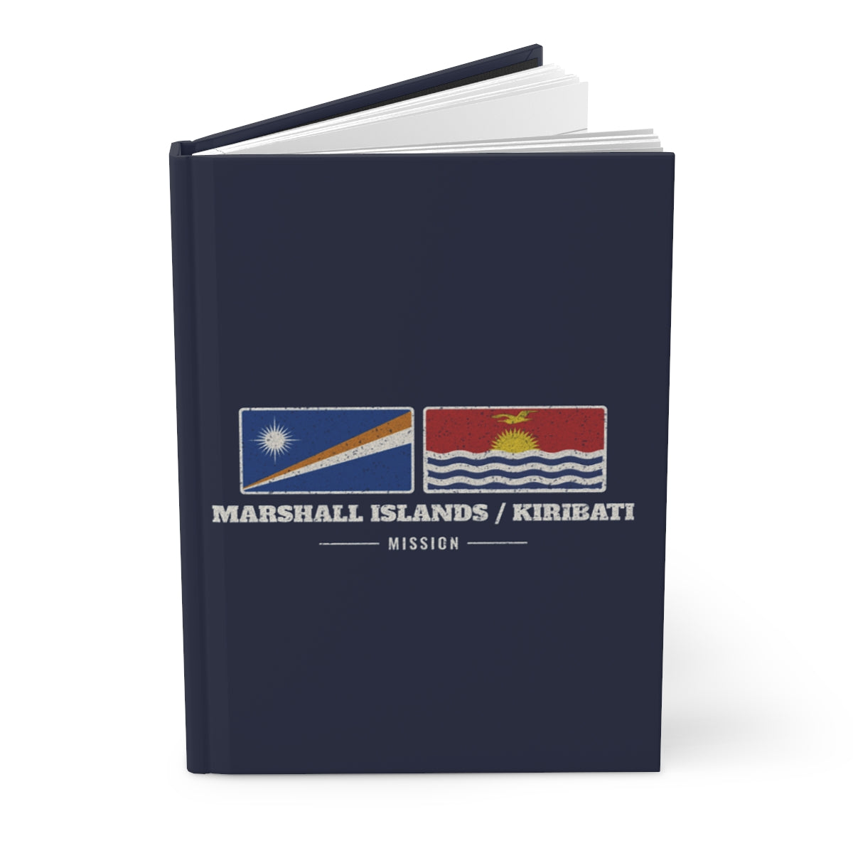 Marshall Islands/Kiribati Mission flag map journal by Weak Things view 3