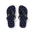 Maryland Mission flag map flip flops by Weak Things view 2