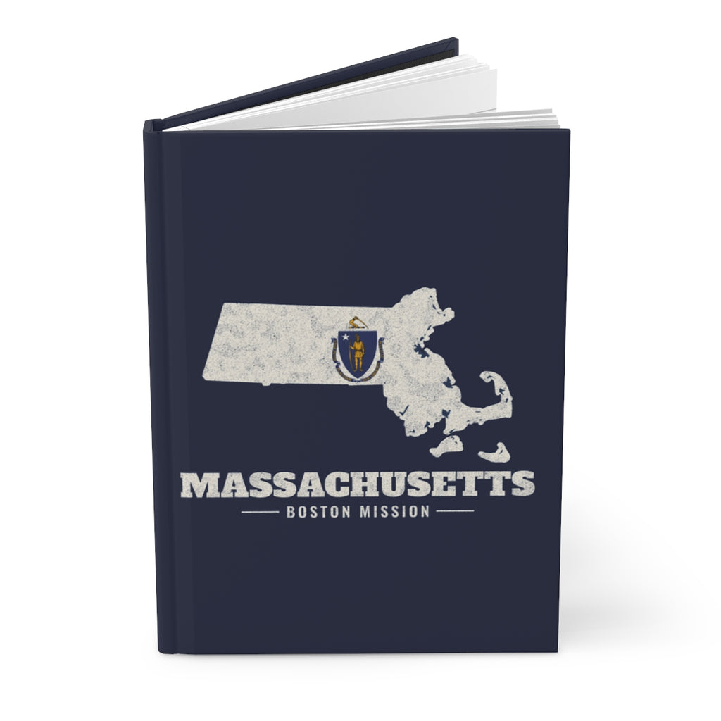 Massachusetts Boston Mission flag map journal by Weak Things view 3