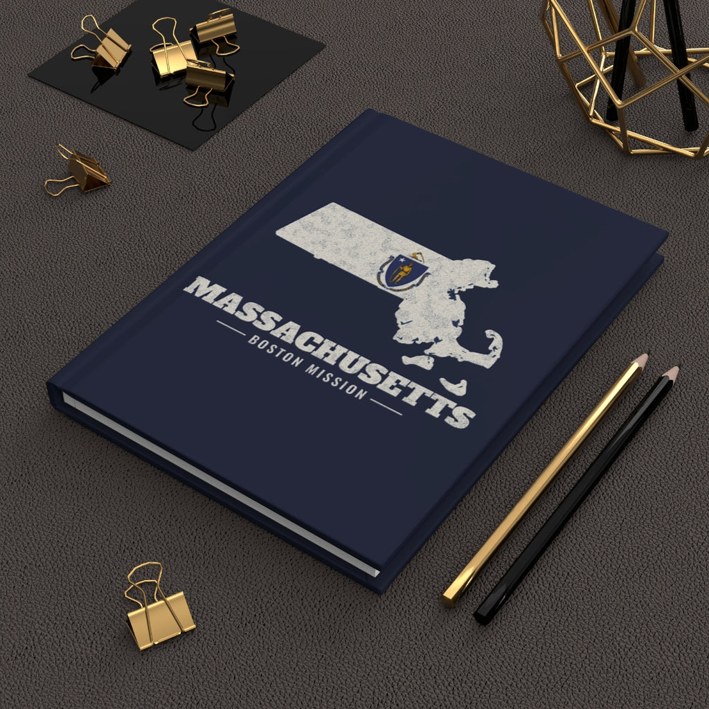 Massachusetts Boston Mission flag map journal by Weak Things view 2