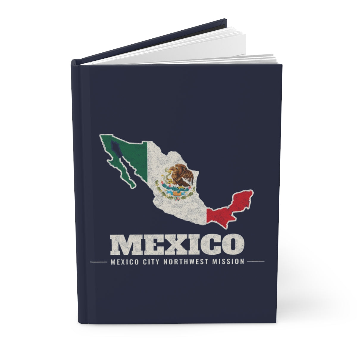 Mexico Mexico City Northwest Mission flag map journal by Weak Things view 3