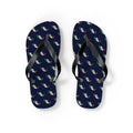 Mexico Mission flag map flip flops by Weak Things view 2