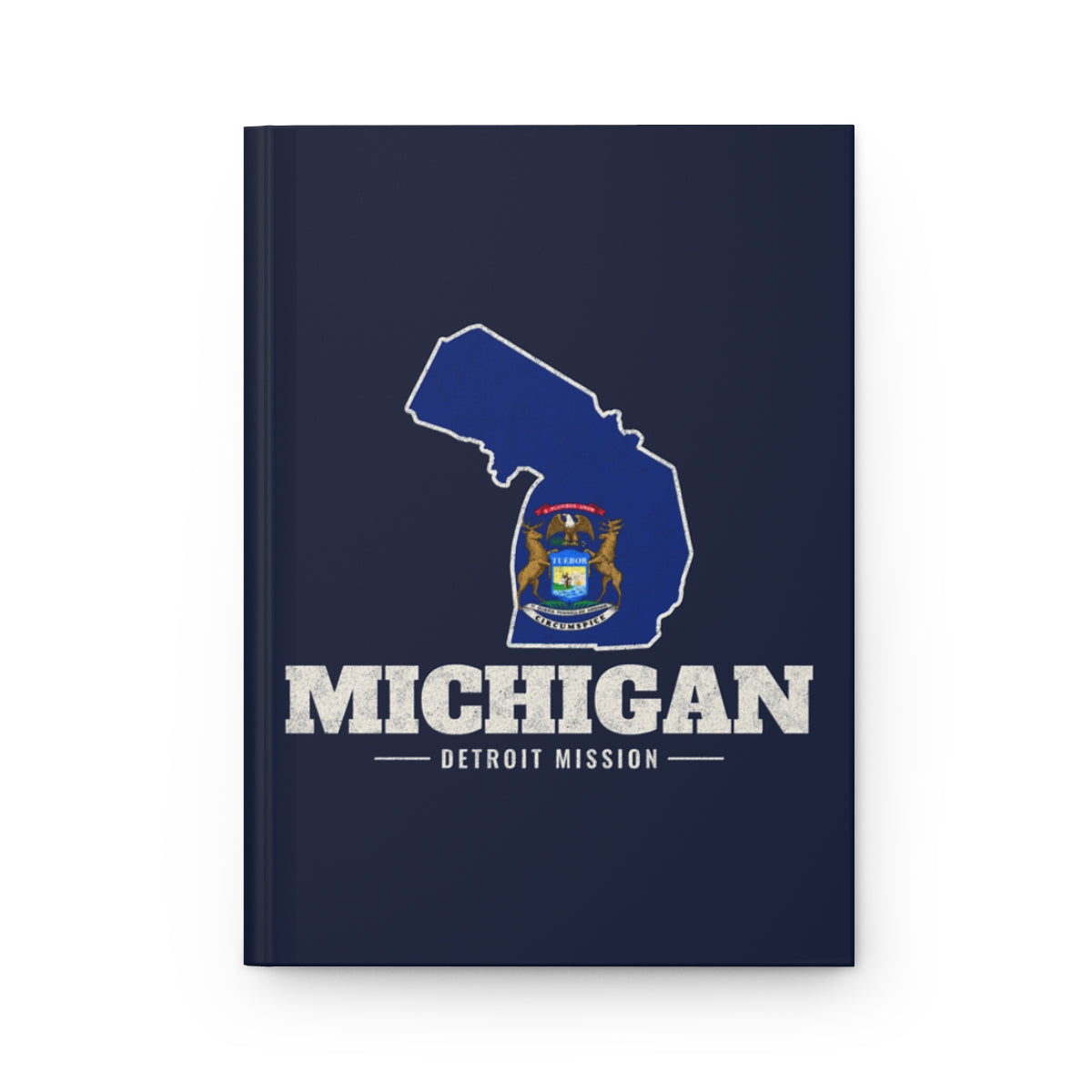Michigan Detroit Mission flag map journal by Weak Things
