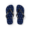 Michigan Mission flag map flip flops by Weak Things view 2