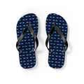 Micronesia Guam Mission flag map flip flops by Weak Things view 2