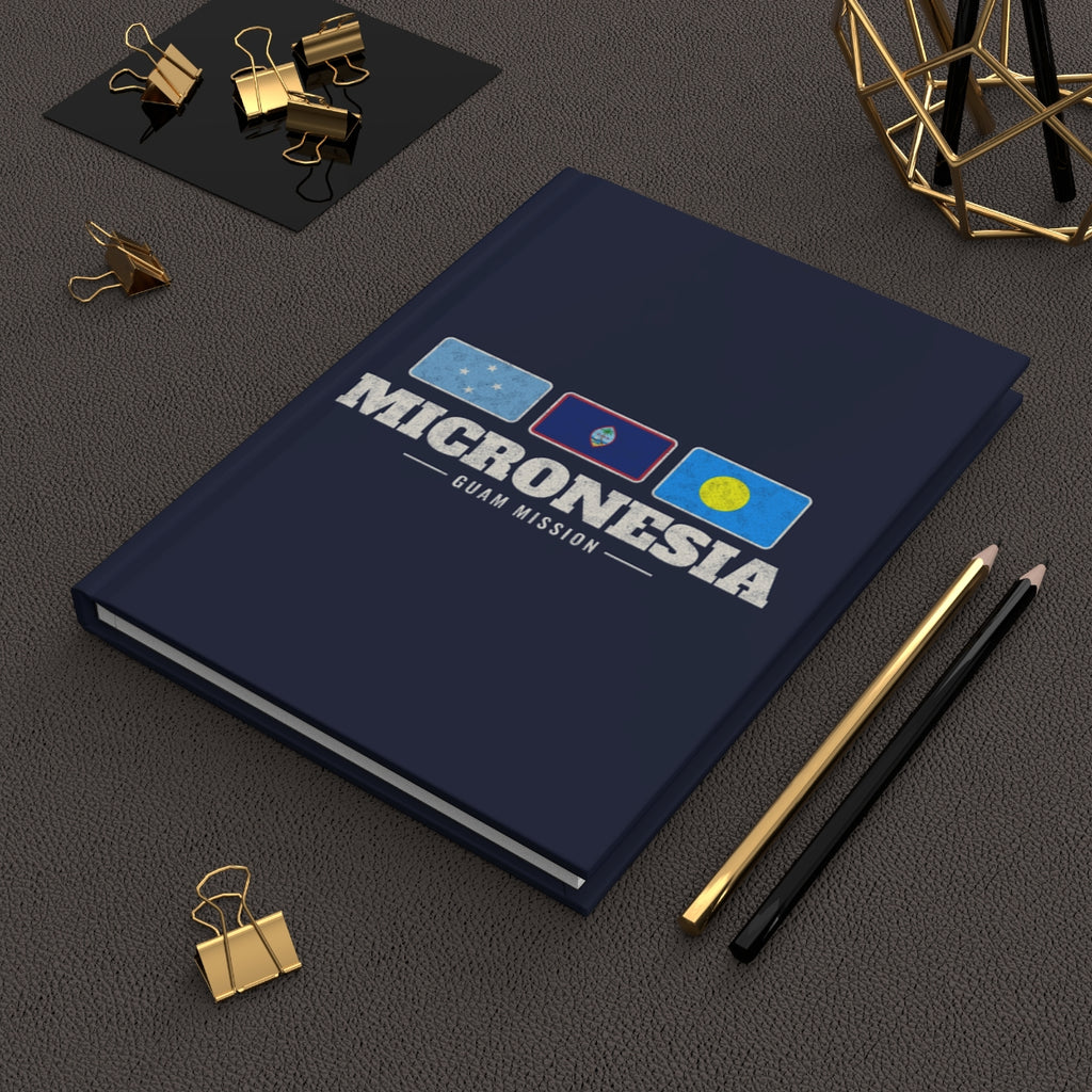 Micronesia Guam Mission flag map journal by Weak Things view 2
