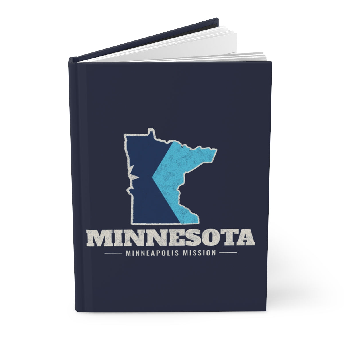 Minnesota Minneapolis Mission flag map journal by Weak Things view 3