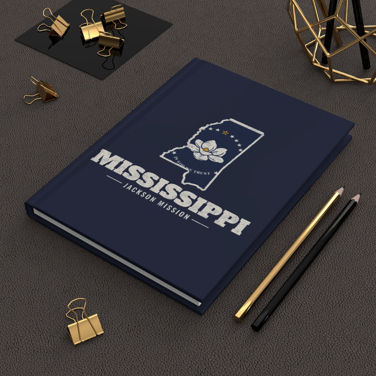 Mississippi Jackson Mission flag map journal by Weak Things view 2