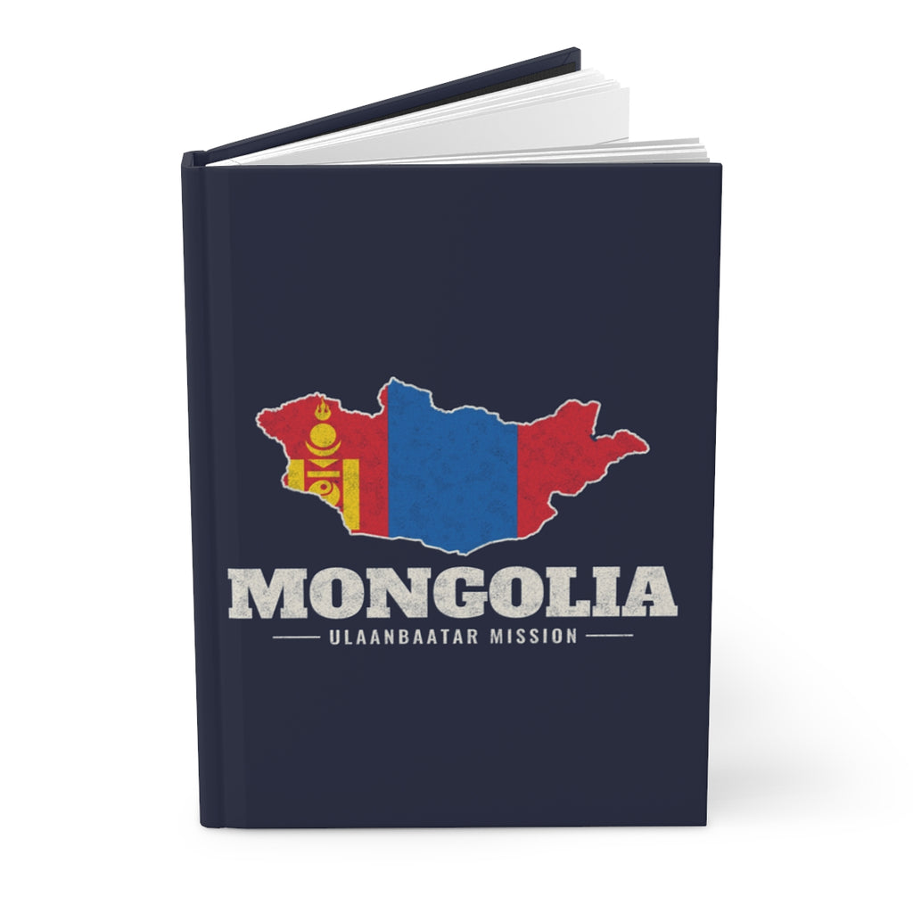 Mongolia Ulaanbaatar Mission flag map journal by Weak Things view 3