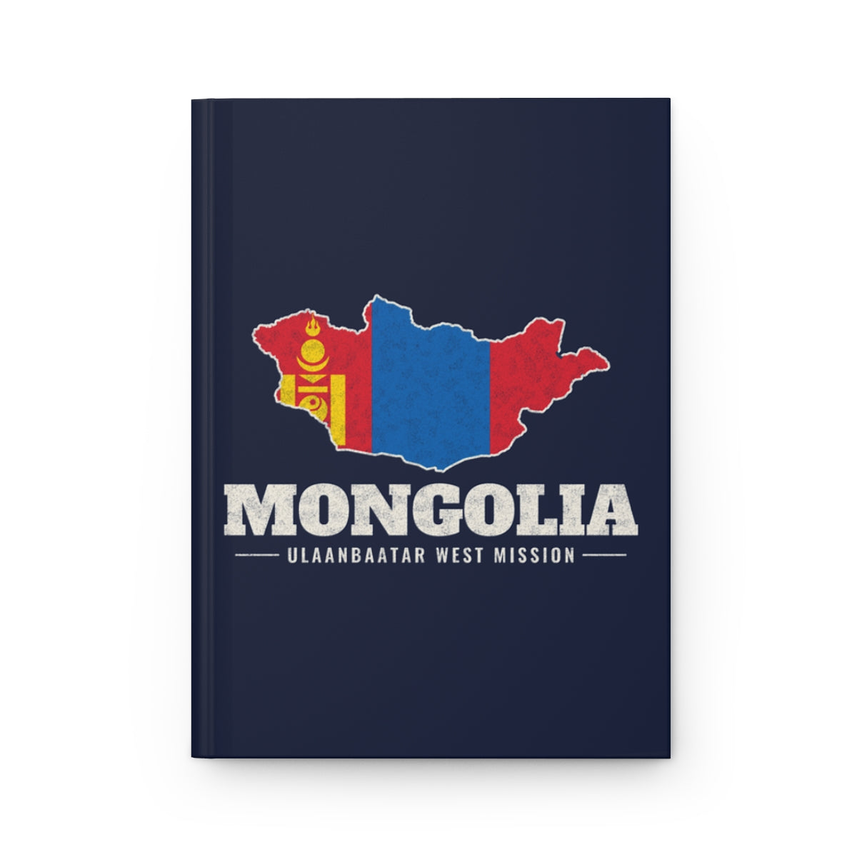Mongolia Ulaanbaatar West Mission flag map journal by Weak Things
