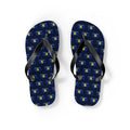 Montana Mission flag map flip flops by Weak Things view 2
