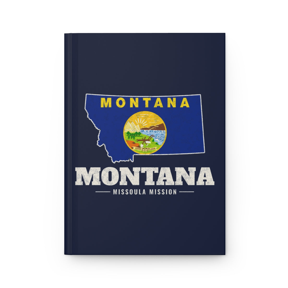 Montana Missoula Mission flag map journal by Weak Things