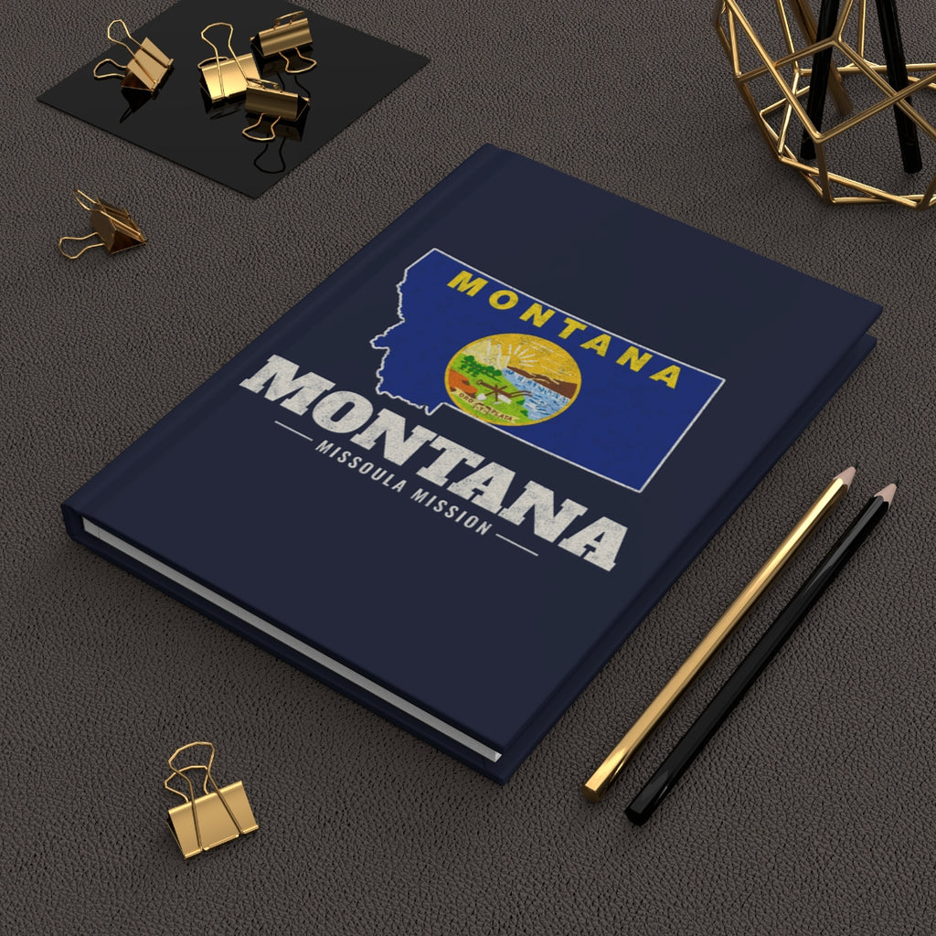 Montana Missoula Mission flag map journal by Weak Things view 2
