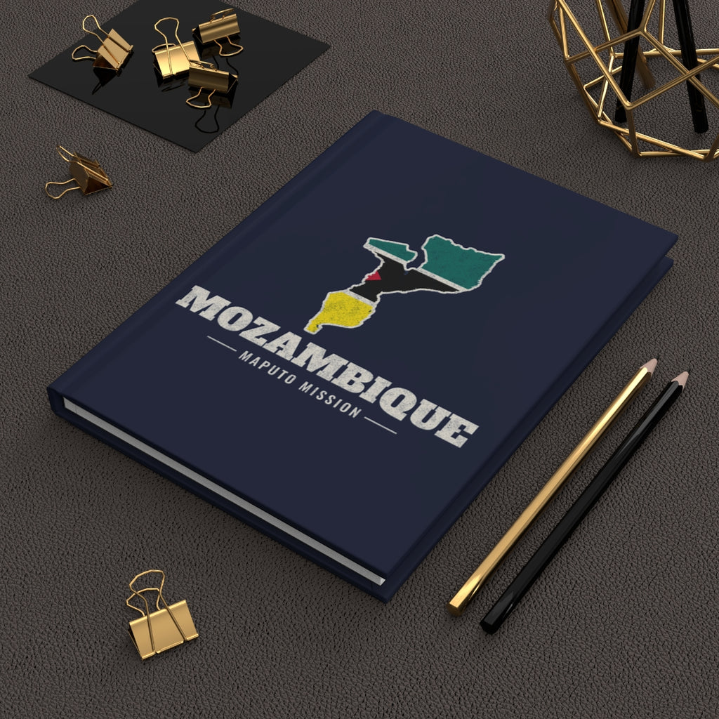 Mozambique Maputo Mission flag map journal by Weak Things view 2