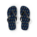 Mozambique Mission flag map flip flops by Weak Things view 2