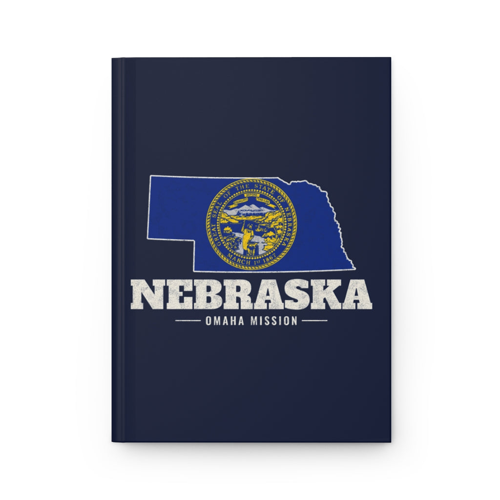 Nebraska Omaha Mission flag map journal by Weak Things