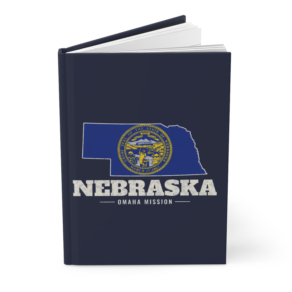 Nebraska Omaha Mission flag map journal by Weak Things view 3