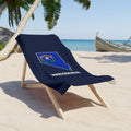 Nevada Henderson Mission flag map beach towel by Weak Things