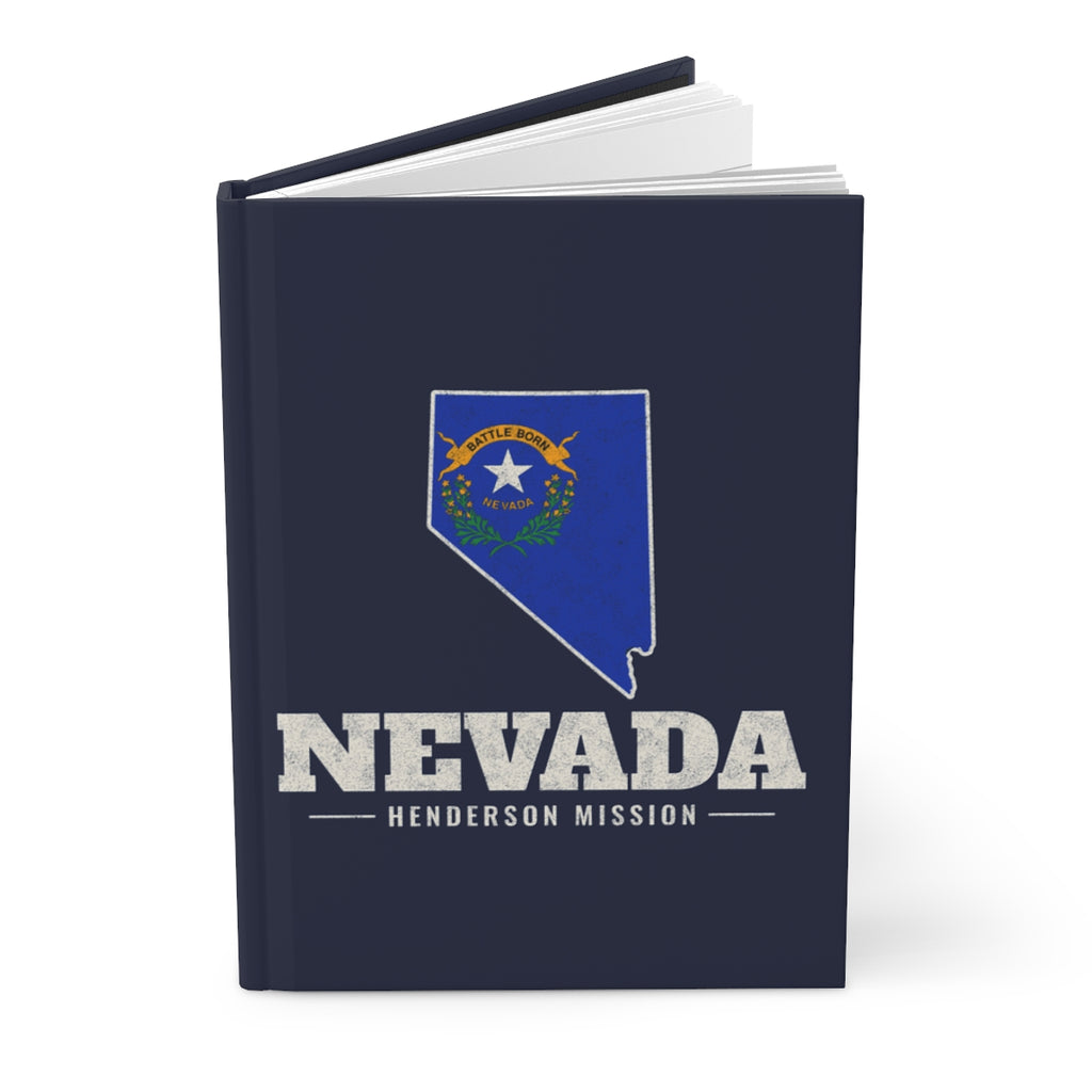 Nevada Henderson Mission flag map journal by Weak Things view 3