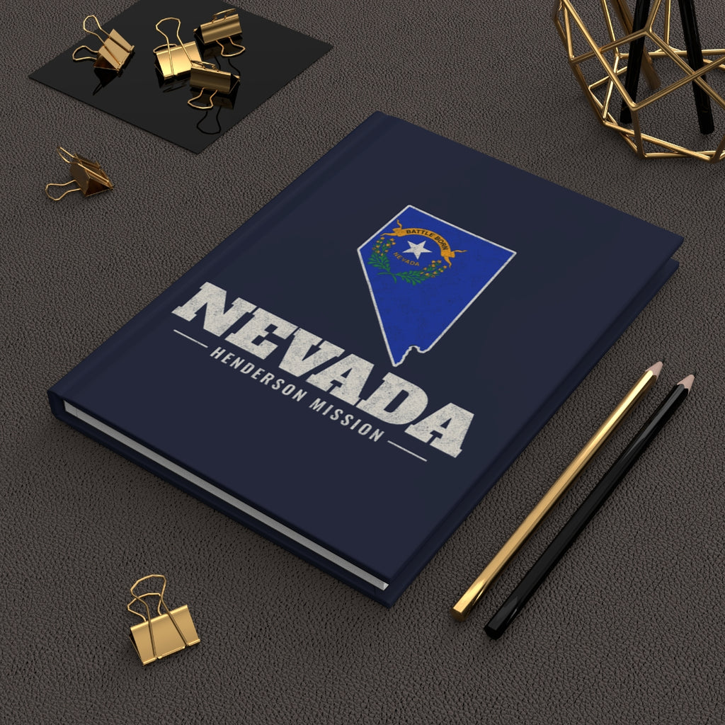 Nevada Henderson Mission flag map journal by Weak Things view 2