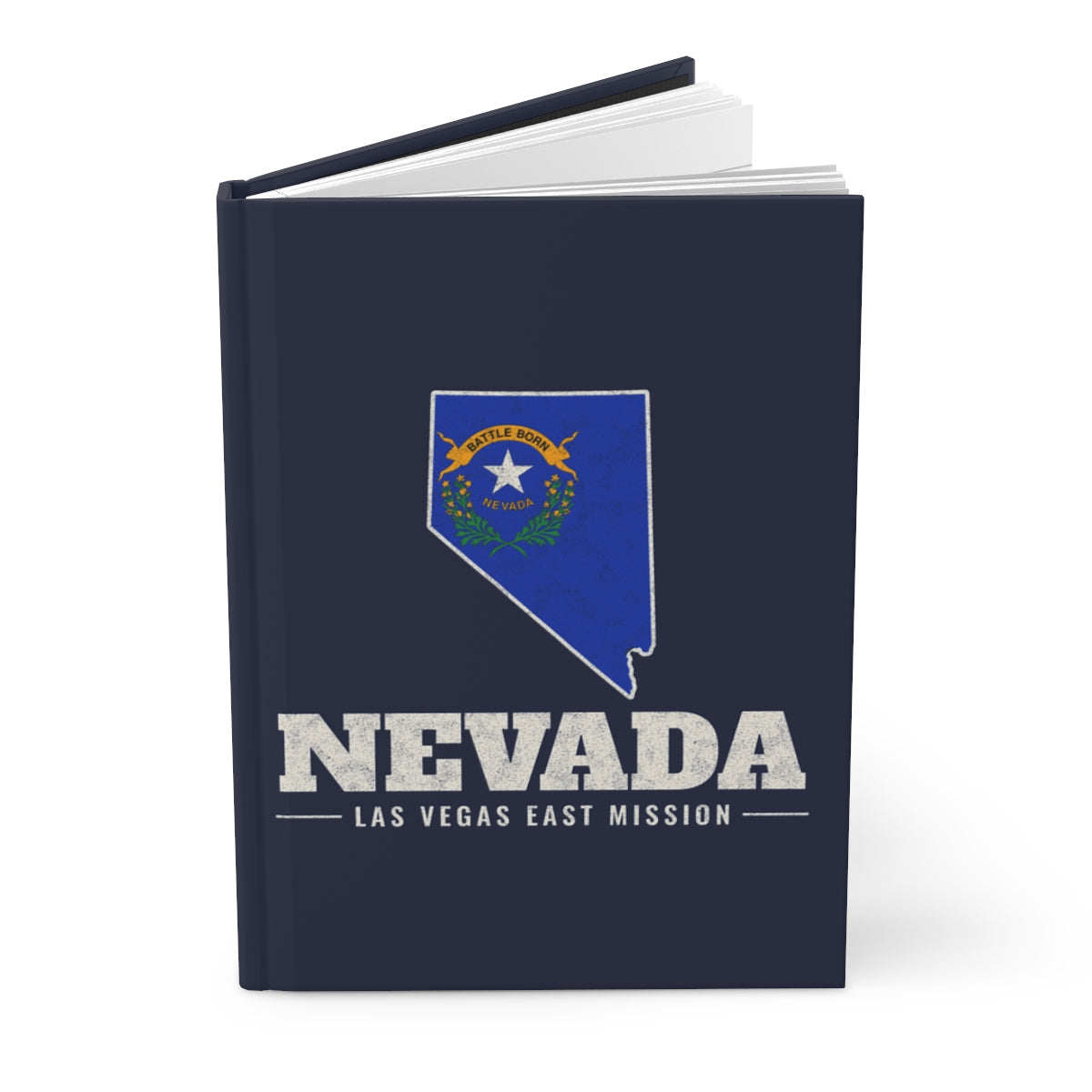 Nevada Las Vegas East Mission flag map journal by Weak Things view 3