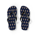 New Jersey Mission flag map flip flops by Weak Things view 2