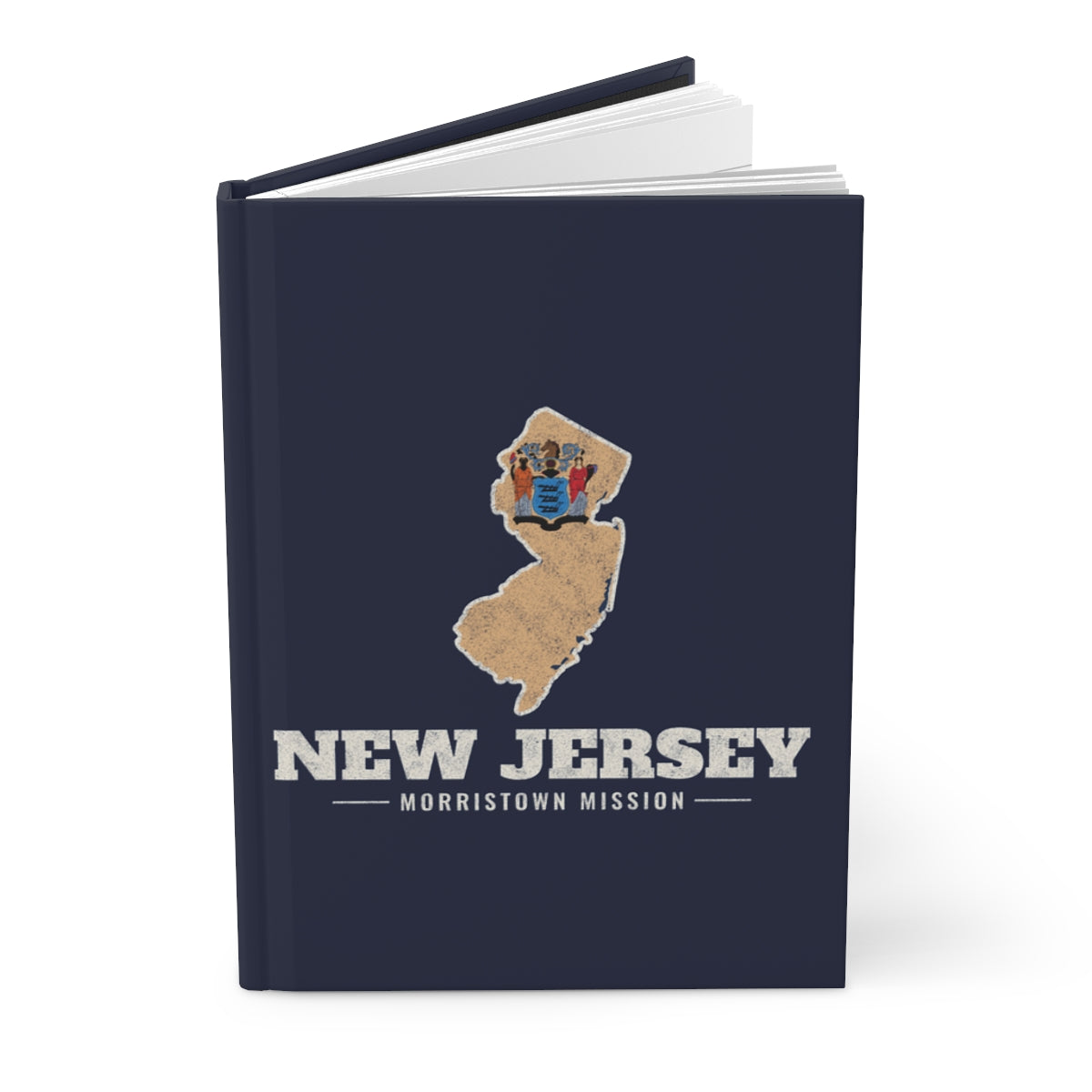 New Jersey Morristown Mission flag map journal by Weak Things view 3