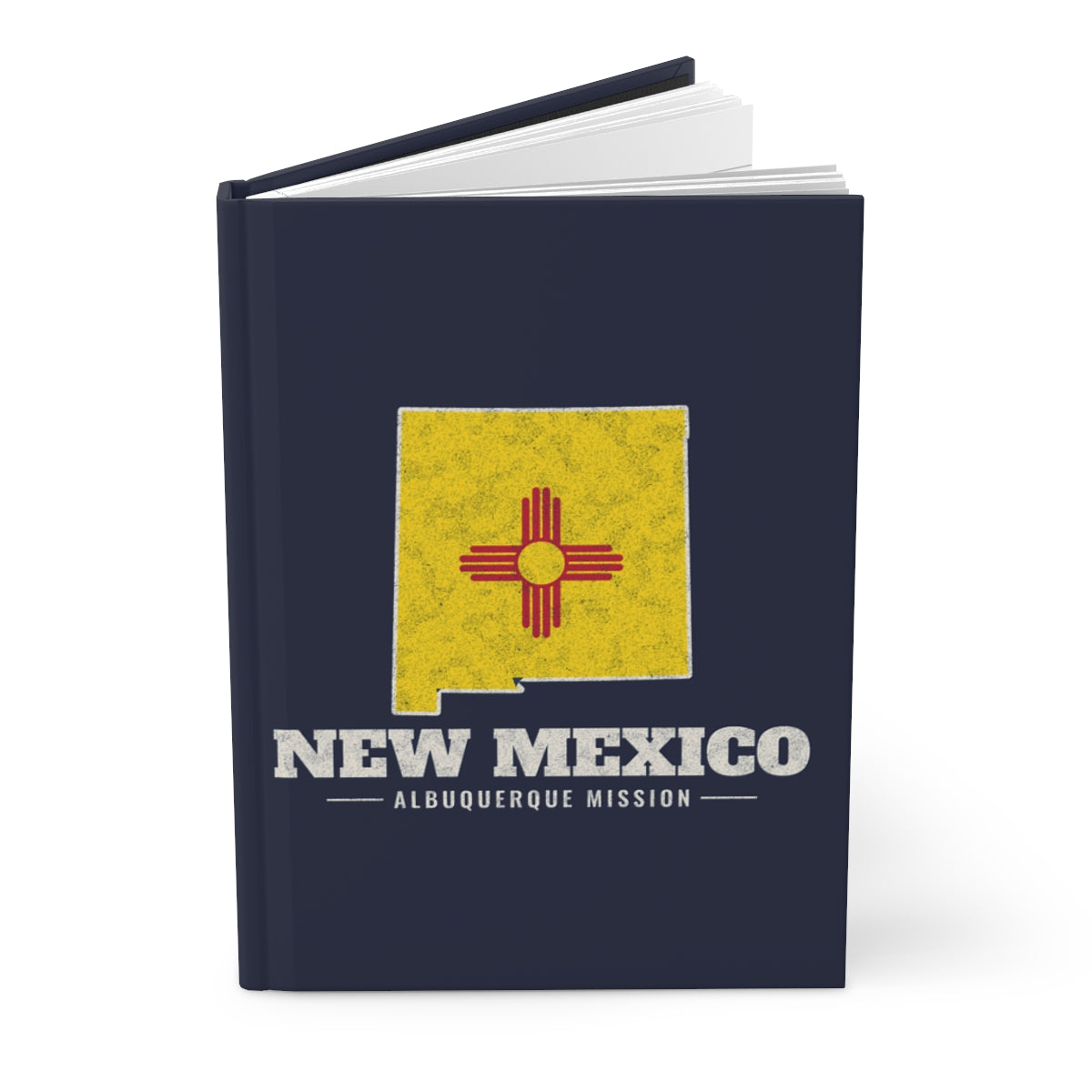 New Mexico Albuquerque Mission flag map journal by Weak Things view 3