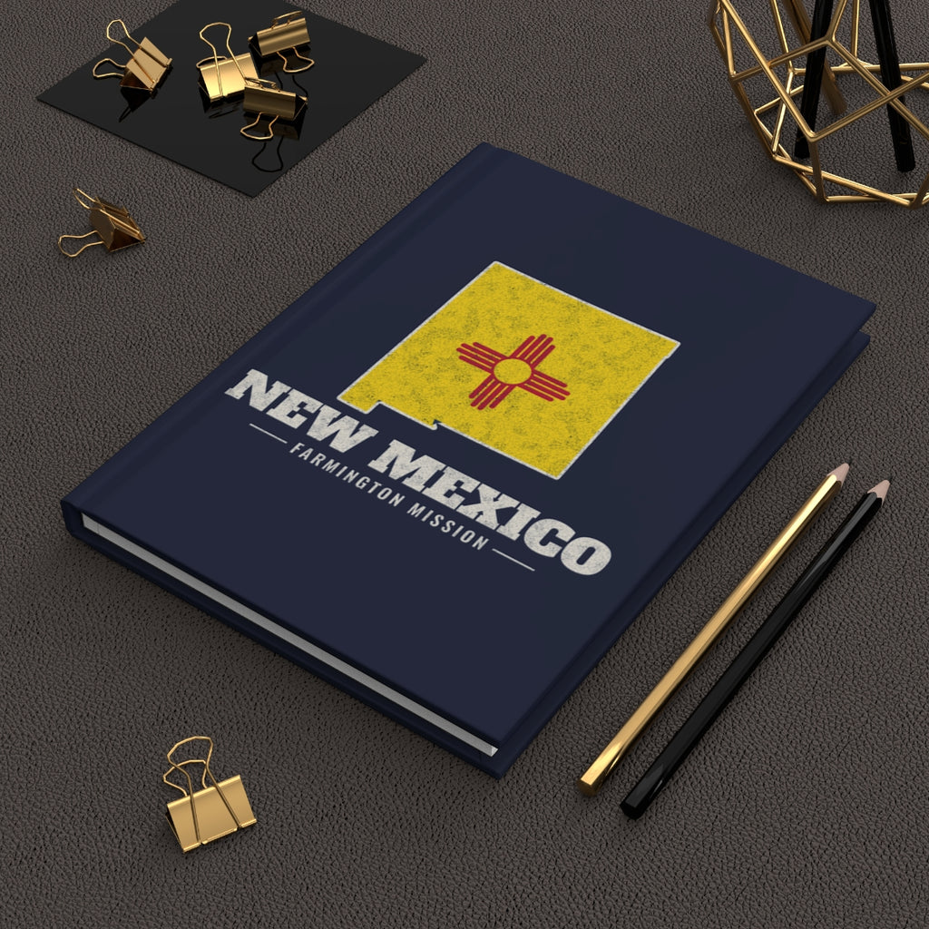 New Mexico Farmington Mission flag map journal by Weak Things view 2