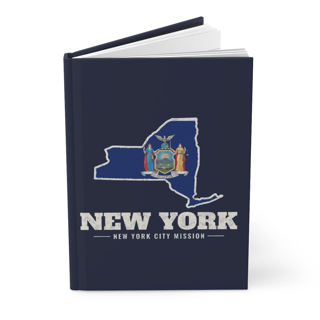 New York New York City Mission flag map journal by Weak Things view 3