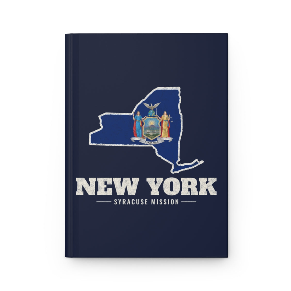 New York Syracuse Mission flag map journal by Weak Things