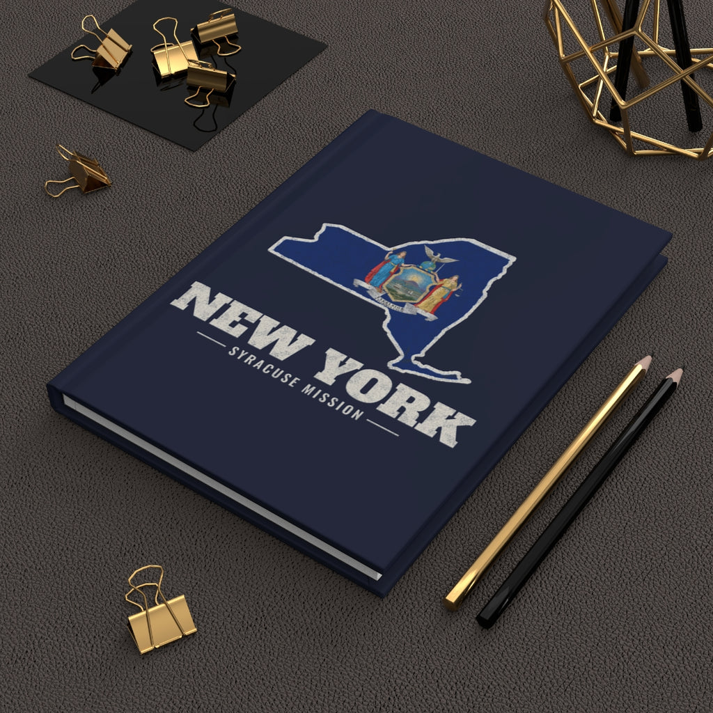 New York Syracuse Mission flag map journal by Weak Things view 2