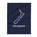 New Zealand Auckland Mission flag map fleece blanket by Weak Things