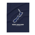 New Zealand Hamilton Mission flag map fleece blanket by Weak Things