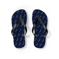 New Zealand Mission flag map flip flops by Weak Things view 2