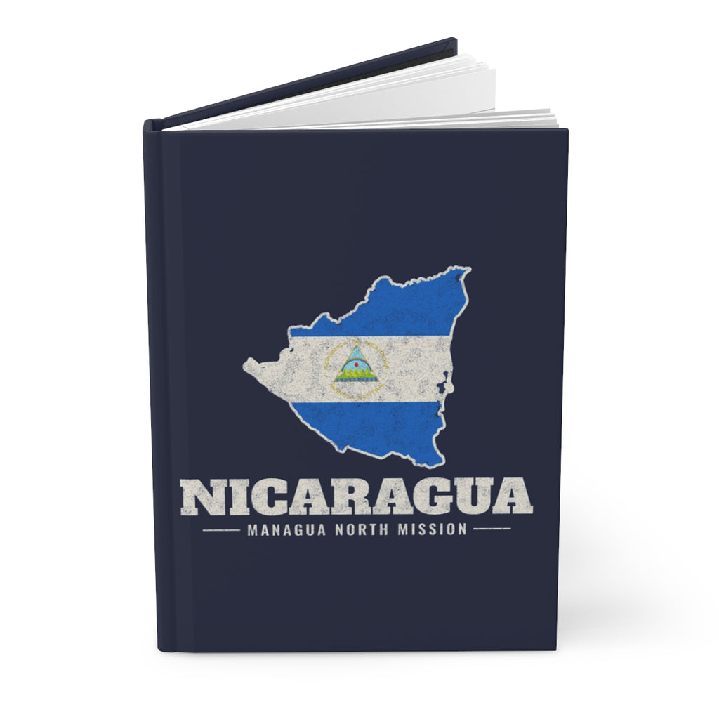 Nicaragua Managua North Mission flag map journal by Weak Things view 3
