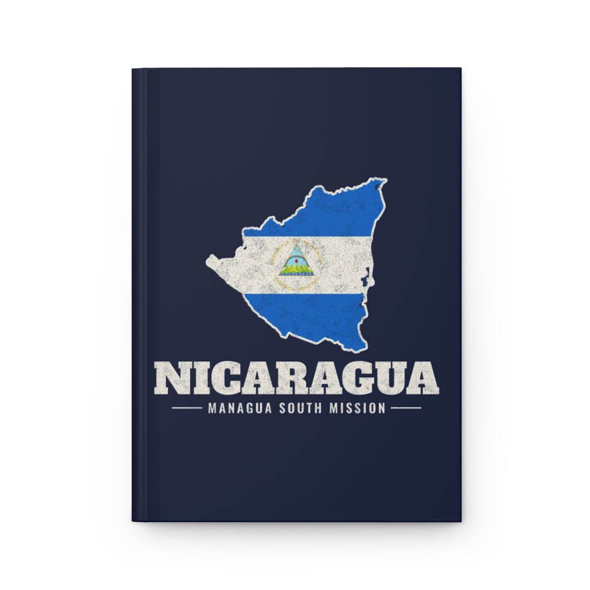 Nicaragua Managua South Mission flag map journal by Weak Things