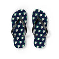 Nigeria Mission flag map flip flops by Weak Things view 2