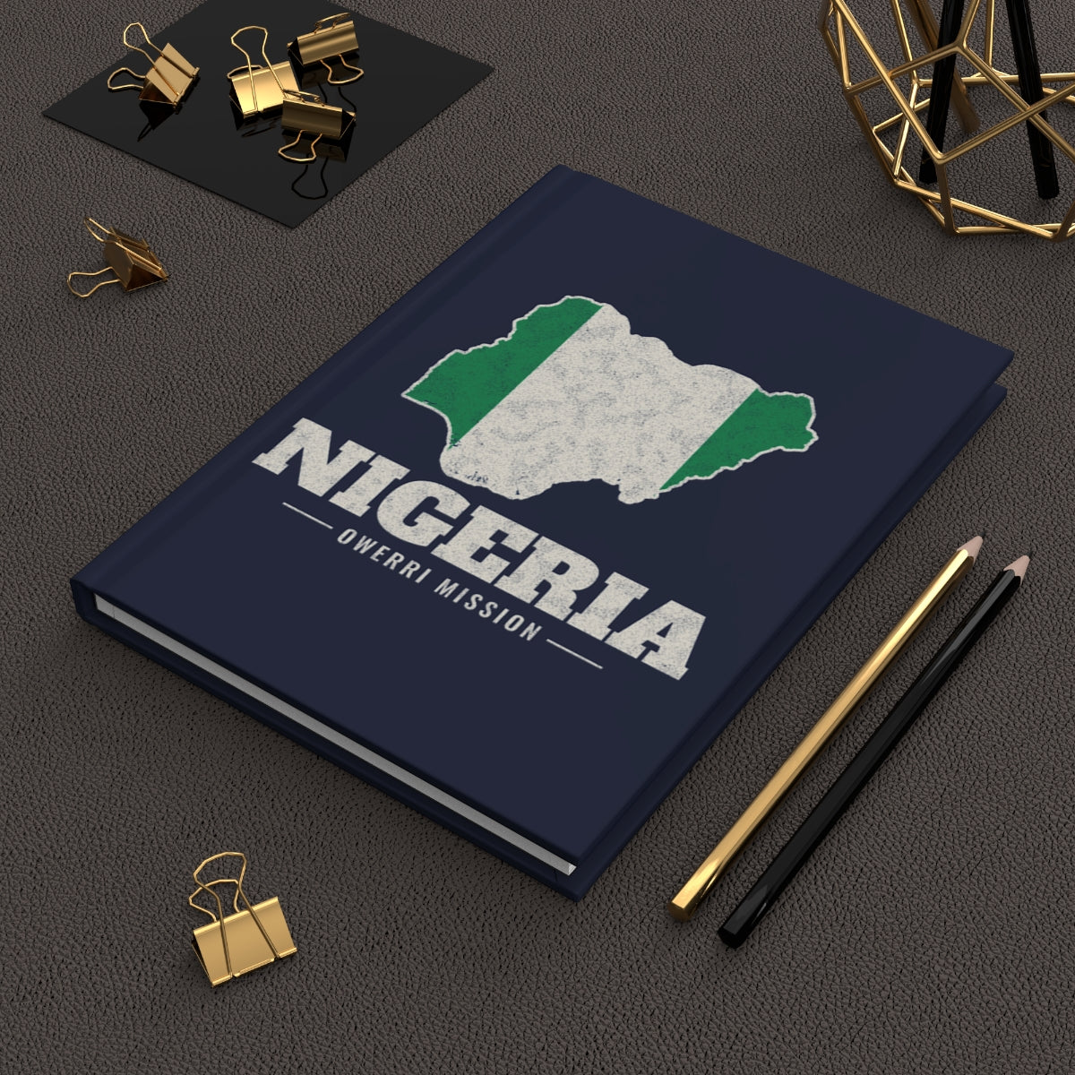 Nigeria Owerri Mission flag map journal by Weak Things view 2