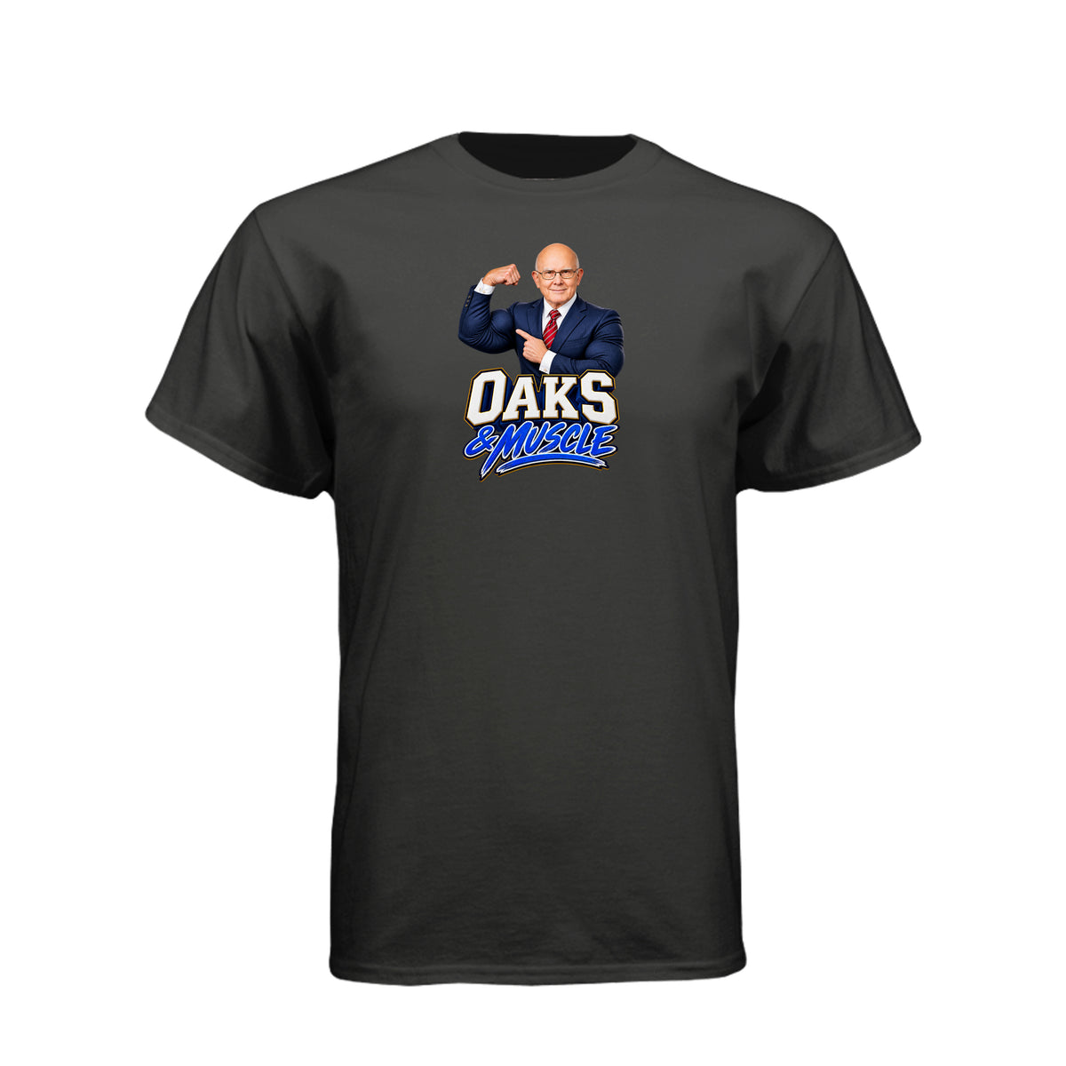 Elder Dallin H. Oaks Oaks Strong LDS t-shirt featuring apostle and faith strength message - product view 3